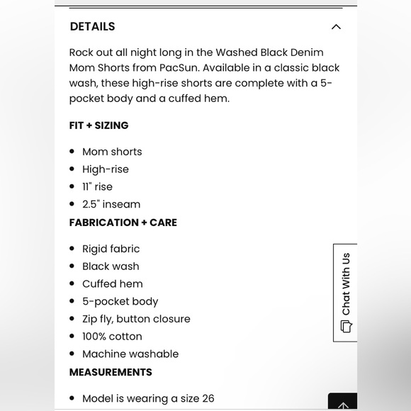 PacSun Denim Mom Short - Picture 6 of 6